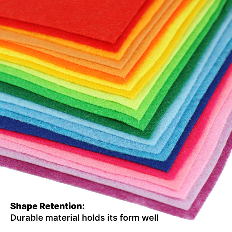 8 x 12 Inches Felt Sheets for Crafts, 60-piece set, Felts, Batting, Nonwoven Fabrics for DIY Sewing, Patchwork, School Projects, Decorations - iMZOON