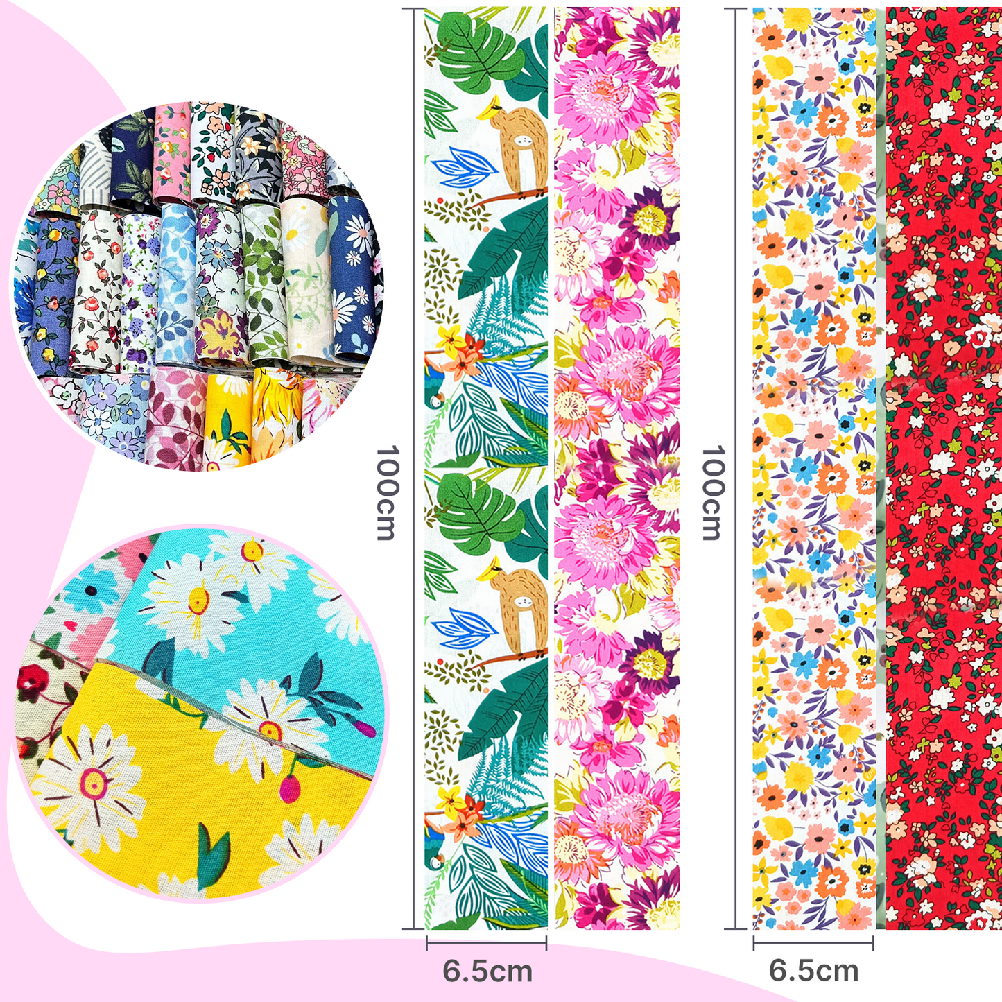 2.6 Inch Pack, 40-Piece Set, Hawaiian