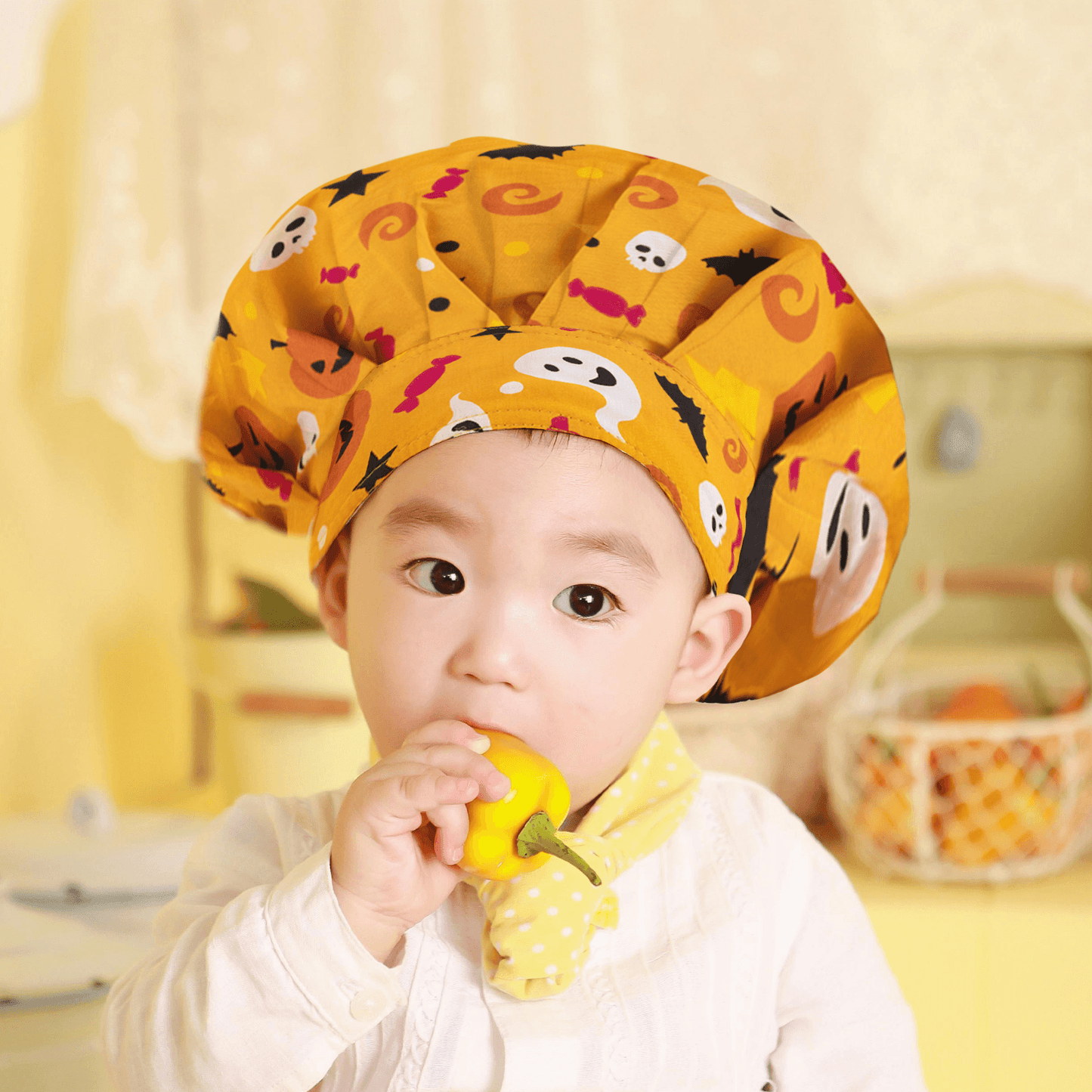 Scrub Caps Women,Bouffant Caps with Buttons Sweatband,Adjustable Scrub Cap for Men - iMZOON