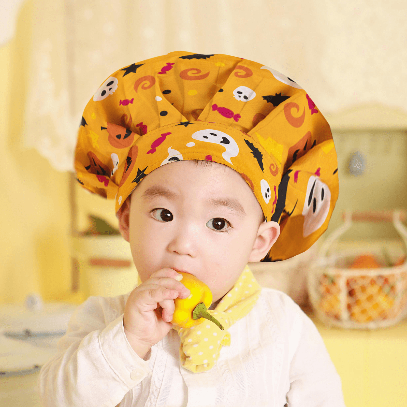 Scrub Caps Women,Bouffant Caps with Buttons Sweatband,Adjustable Scrub Cap for Men - iMZOON