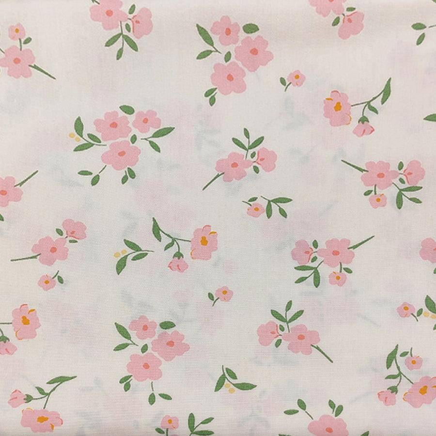 8Pcs 18x22 inch Quilting Cotton Fabric Squares Quilting Supplies Multi-Color Design Printed Floral Fabric for DIY-Pink - iMZOON