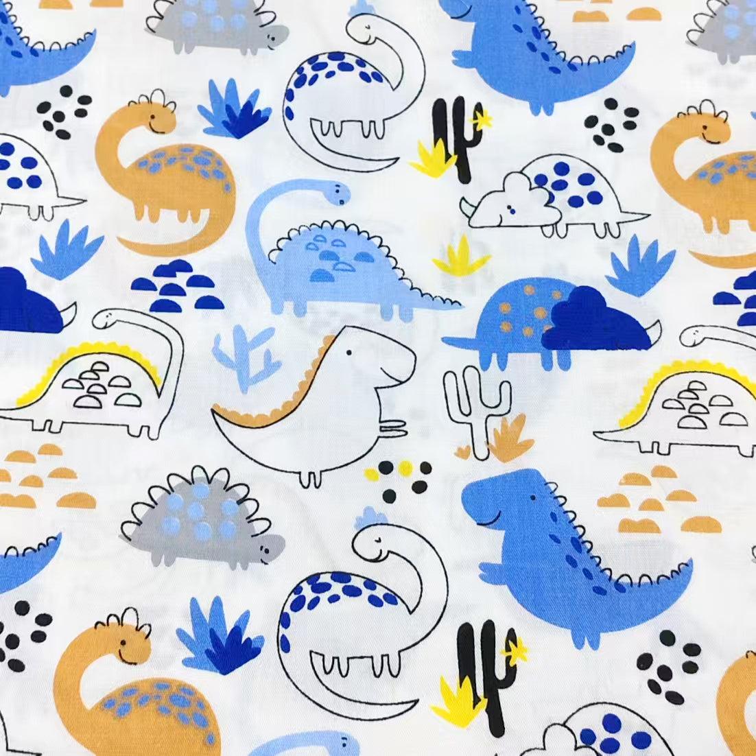 8Pcs 18x22 inch Quilting Cotton Fabric Squares Quilting Supplies Multi-Color Design Printed Floral Fabric for DIY-Animal Style - iMZOON