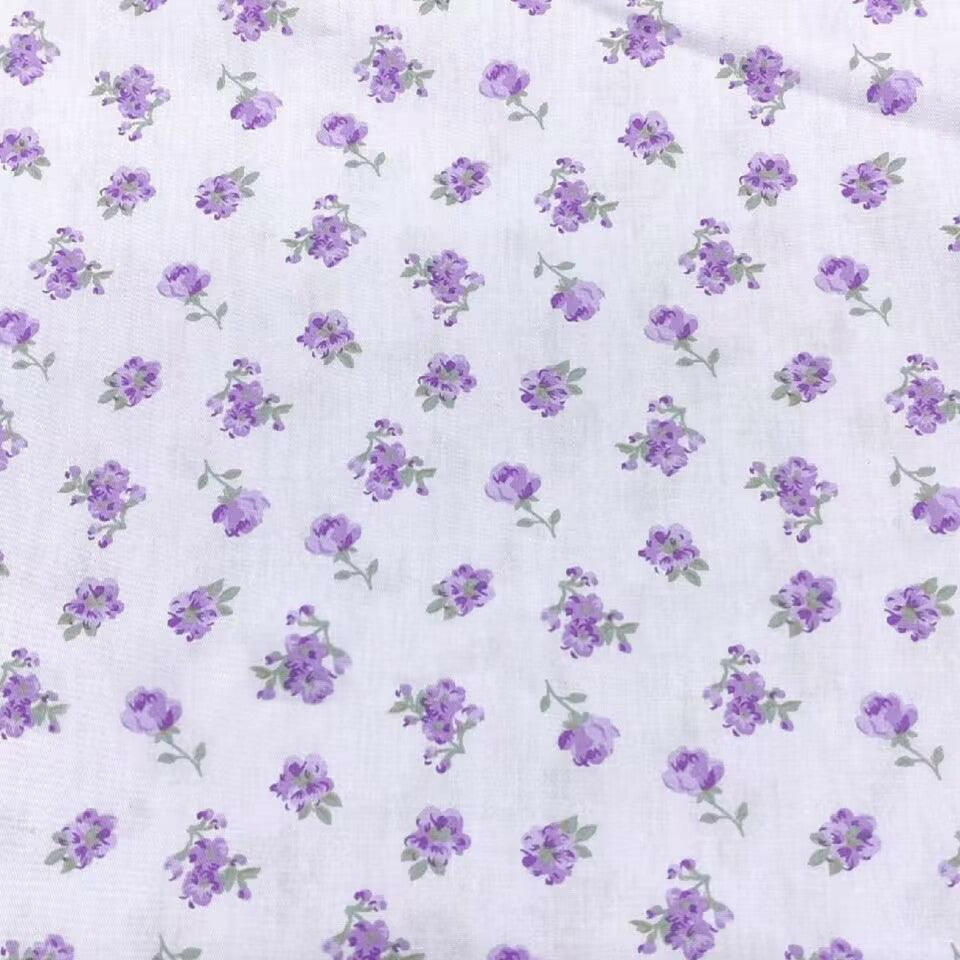 18x22-Inch Quilting Cotton Fabric Squares, 8-piece Set, Printed with Blue Flowers - iMZOON