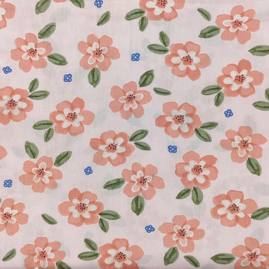 8Pcs 18x22 inch Quilting Cotton Fabric Squares Quilting Supplies Multi-Color Design Printed Floral Fabric for DIY-Pink - iMZOON